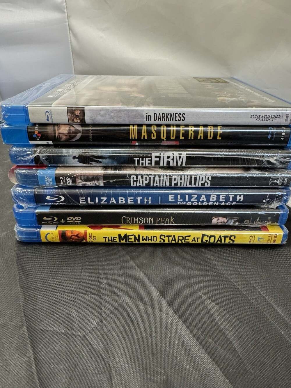 Blu-ray Lot of 7 Movies Captain Phillips Crimson Peak The Firm Masquerade New